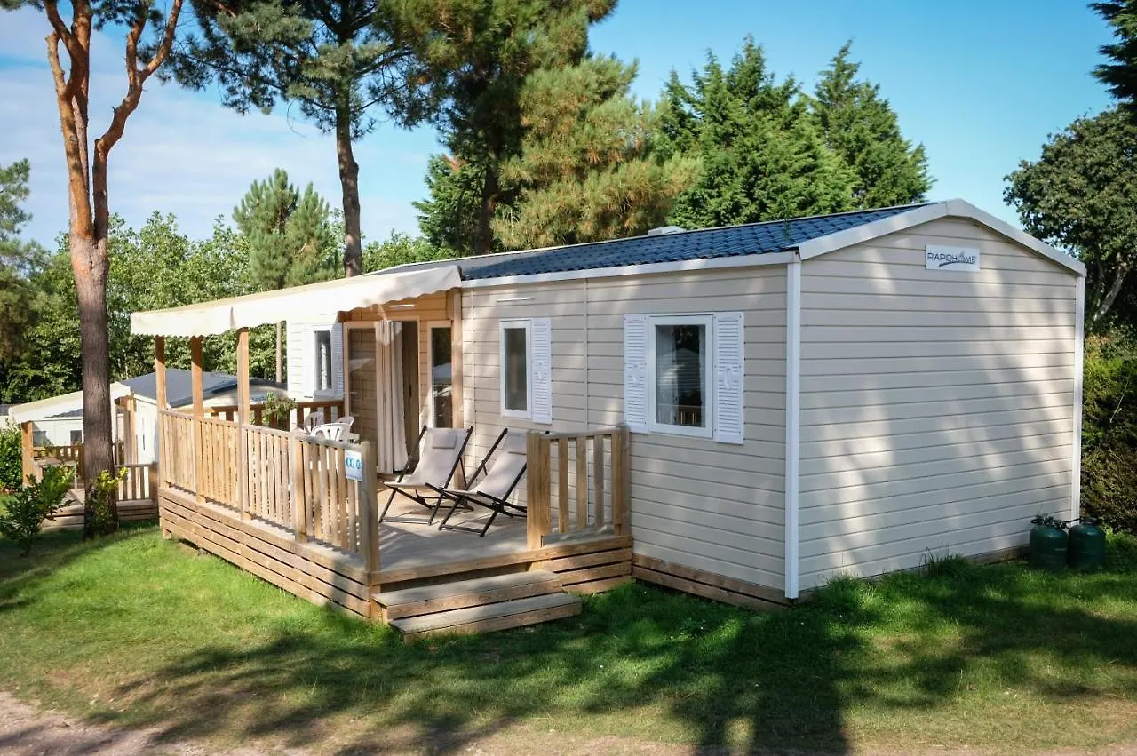 Campingplatz Mobil Home Xxl 4 Chambres - Camping Les Pins Erquy Frankreich